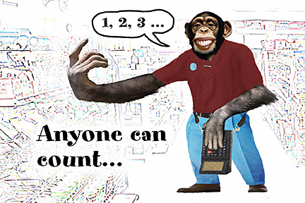 LBS Postcard: Chimp